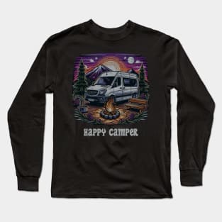 Happy camper sprinter van conversion Long Sleeve T-Shirt